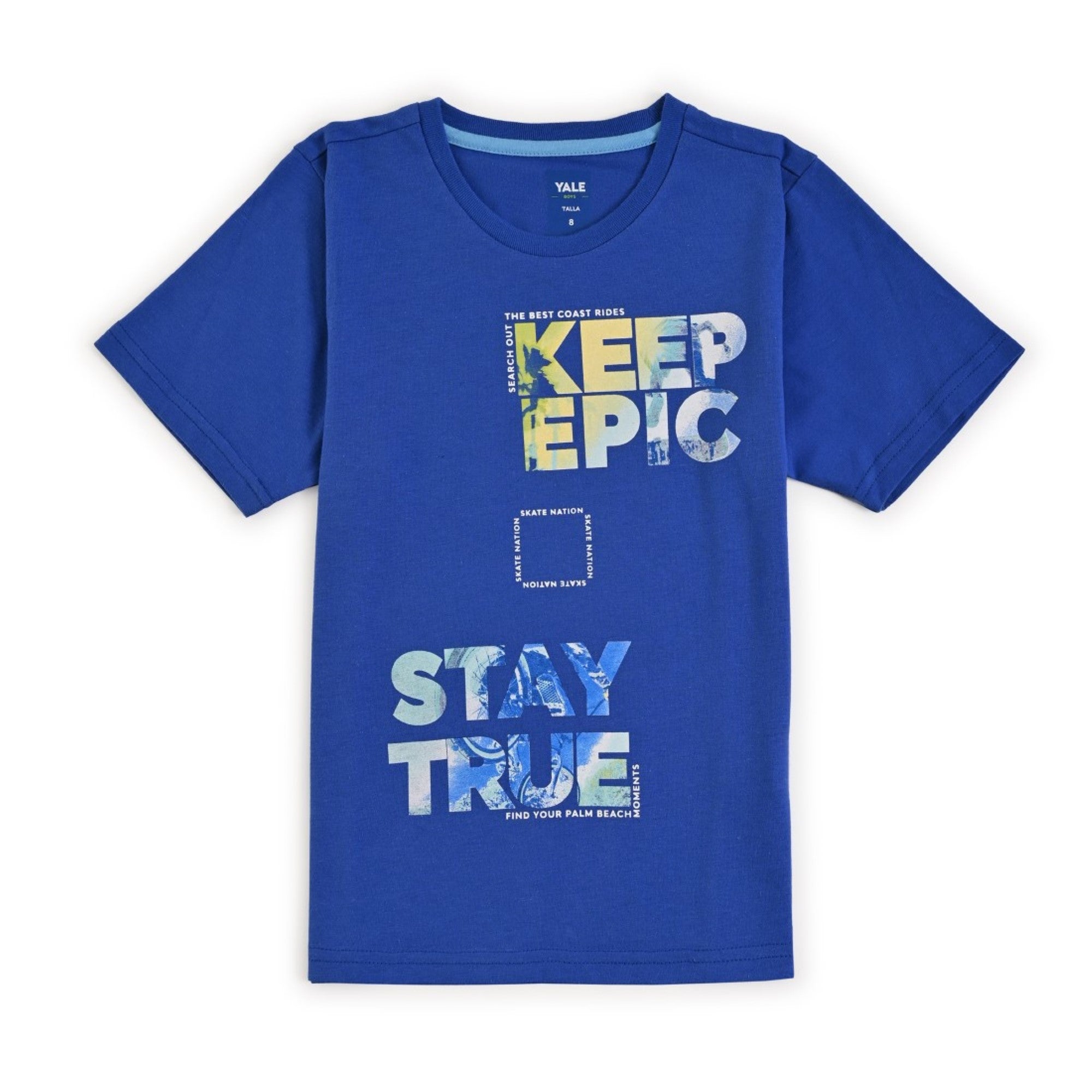 Playera Cuello Redondo Yale Boys Regular Fit 6961