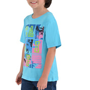 Playera Manga Corta Yale Boys Fit 6961 Azul