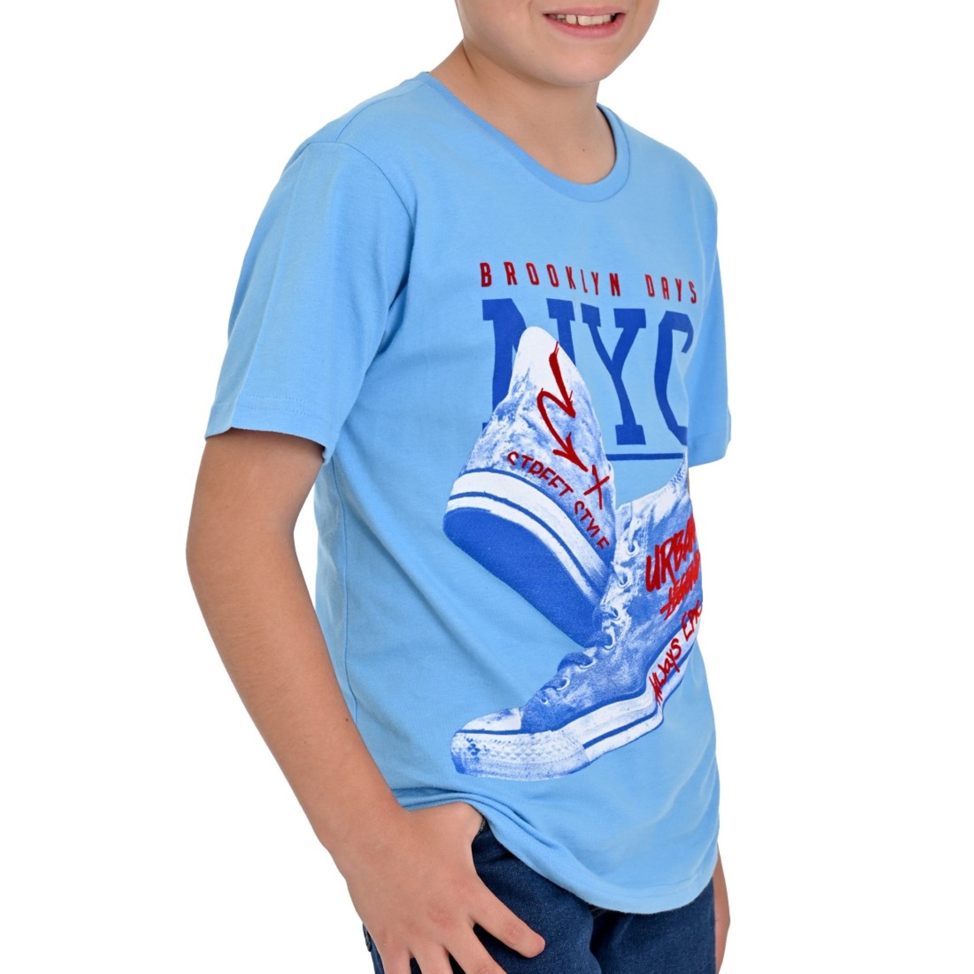 Playera Cuello Redondo Yale Boys Regular Fit 9661