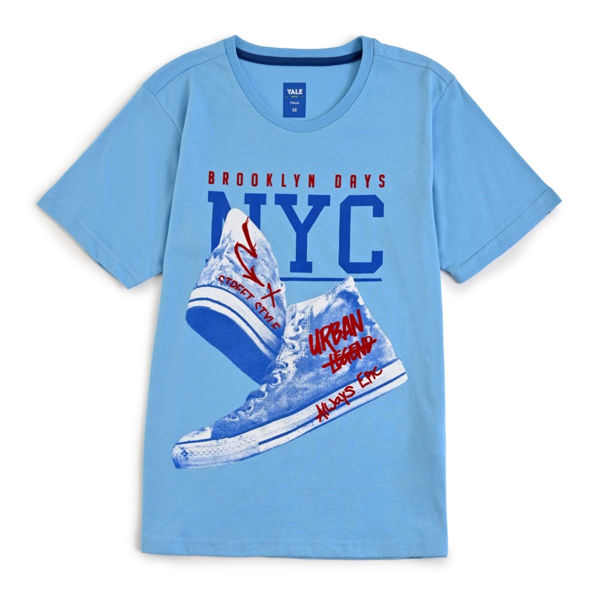 Playera Cuello Redondo Yale Boys Regular Fit 9661