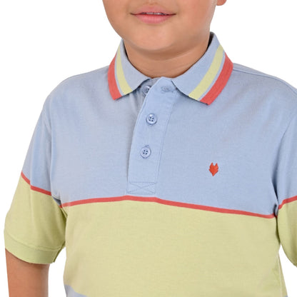 Playera Tipo Polo Yale Boys Regular Fit 7383
