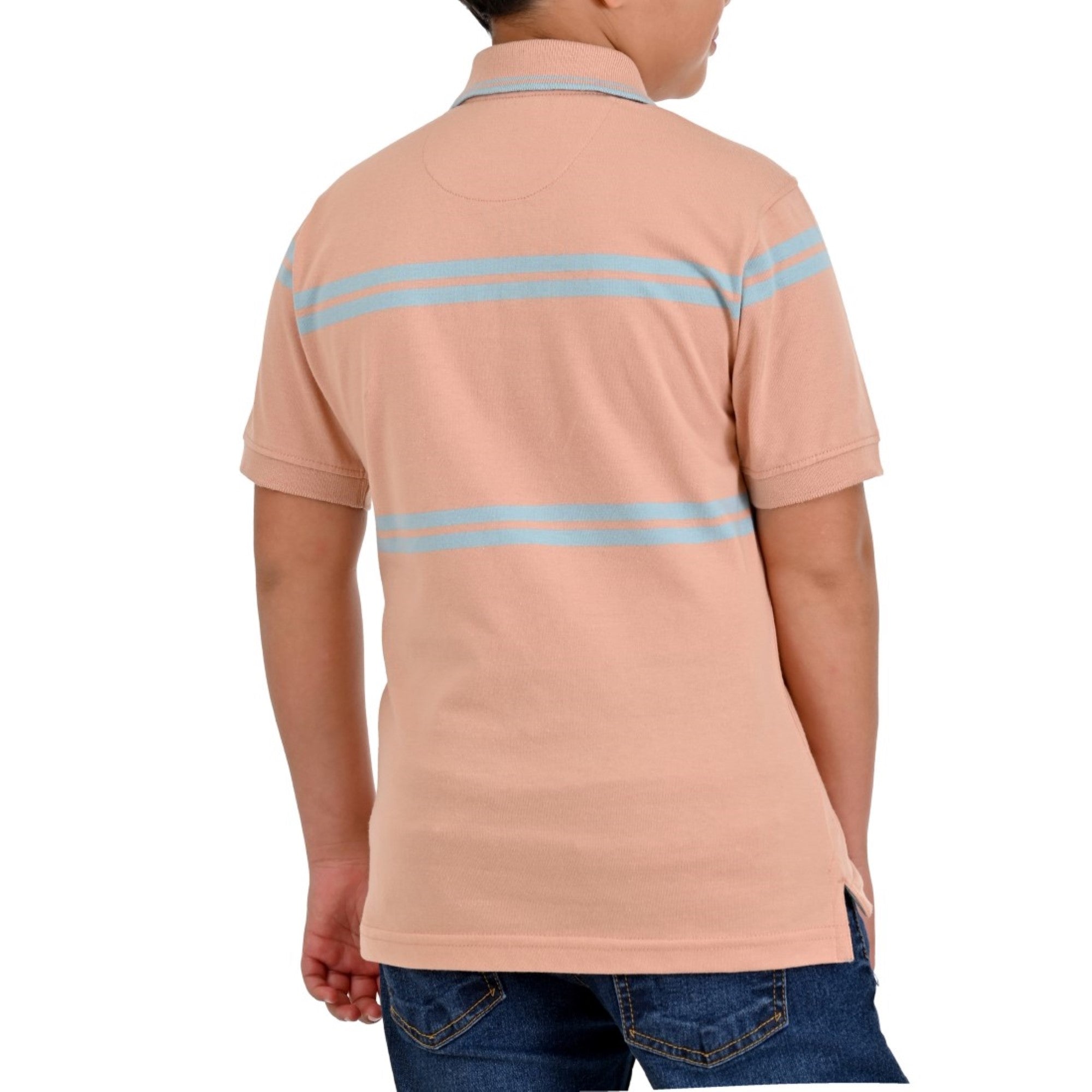 Playera Tipo Polo Yale Boys Regular Fit 7385