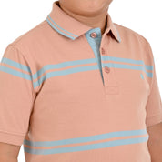 Playera Tipo Polo Yale Boys Regular Fit 7385