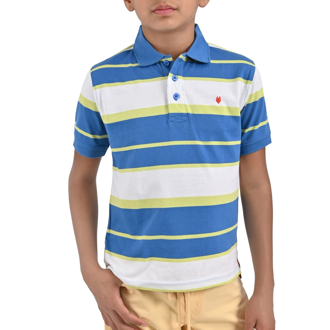 Playera Cuello Polo Yale Boys Manga Corta 7672