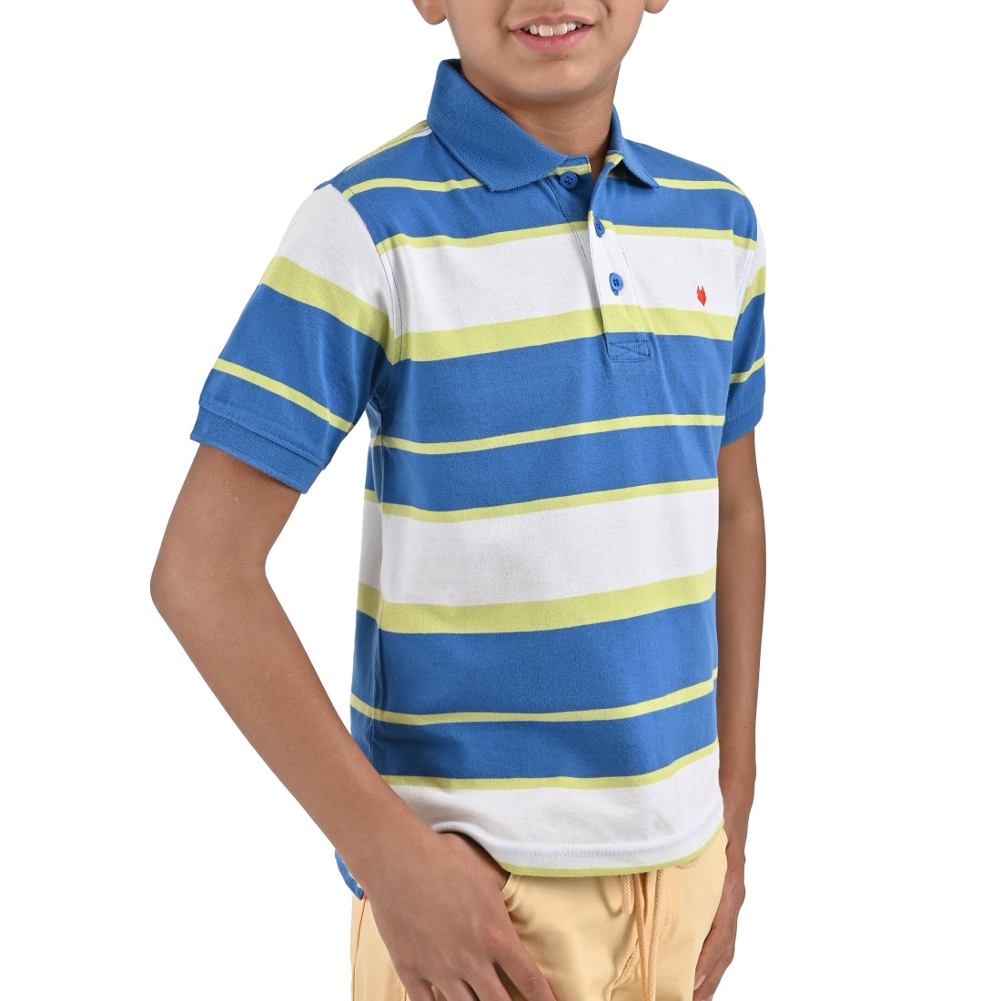 Playera Cuello Polo Yale Boys Manga Corta 7672