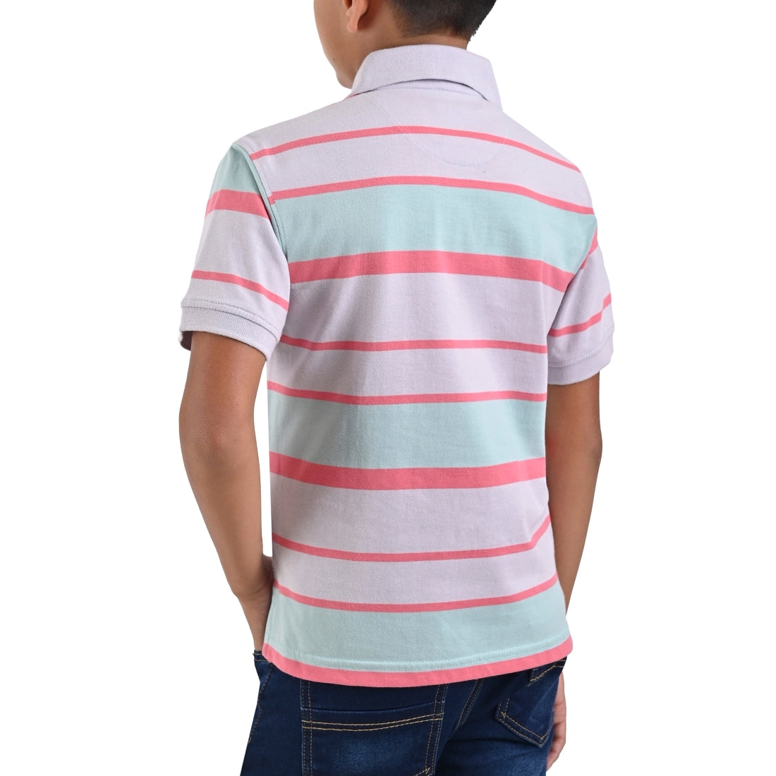 Playera Cuello Polo Yale Boys Manga Corta 7672
