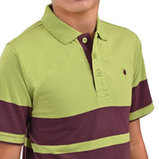 Playera Cuello Polo Yale Boys Manga Corta 7694
