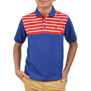 Playera Cuello Polo Yale Boys Manga Corta 7695