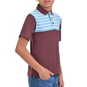Playera Cuello Polo Yale Boys Manga Corta 7695