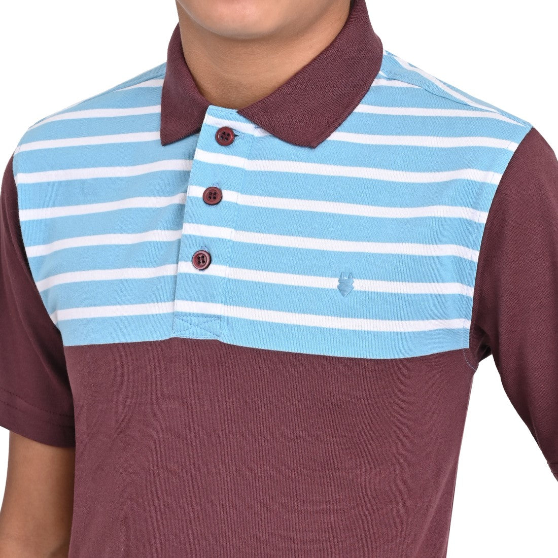 Playera Cuello Polo Yale Boys Manga Corta 7695