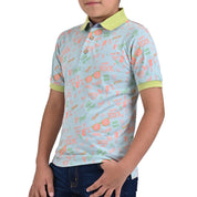 Playera Cuello Polo Yale Boys Manga Corta 7661
