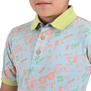 Playera Cuello Polo Yale Boys Manga Corta 7661