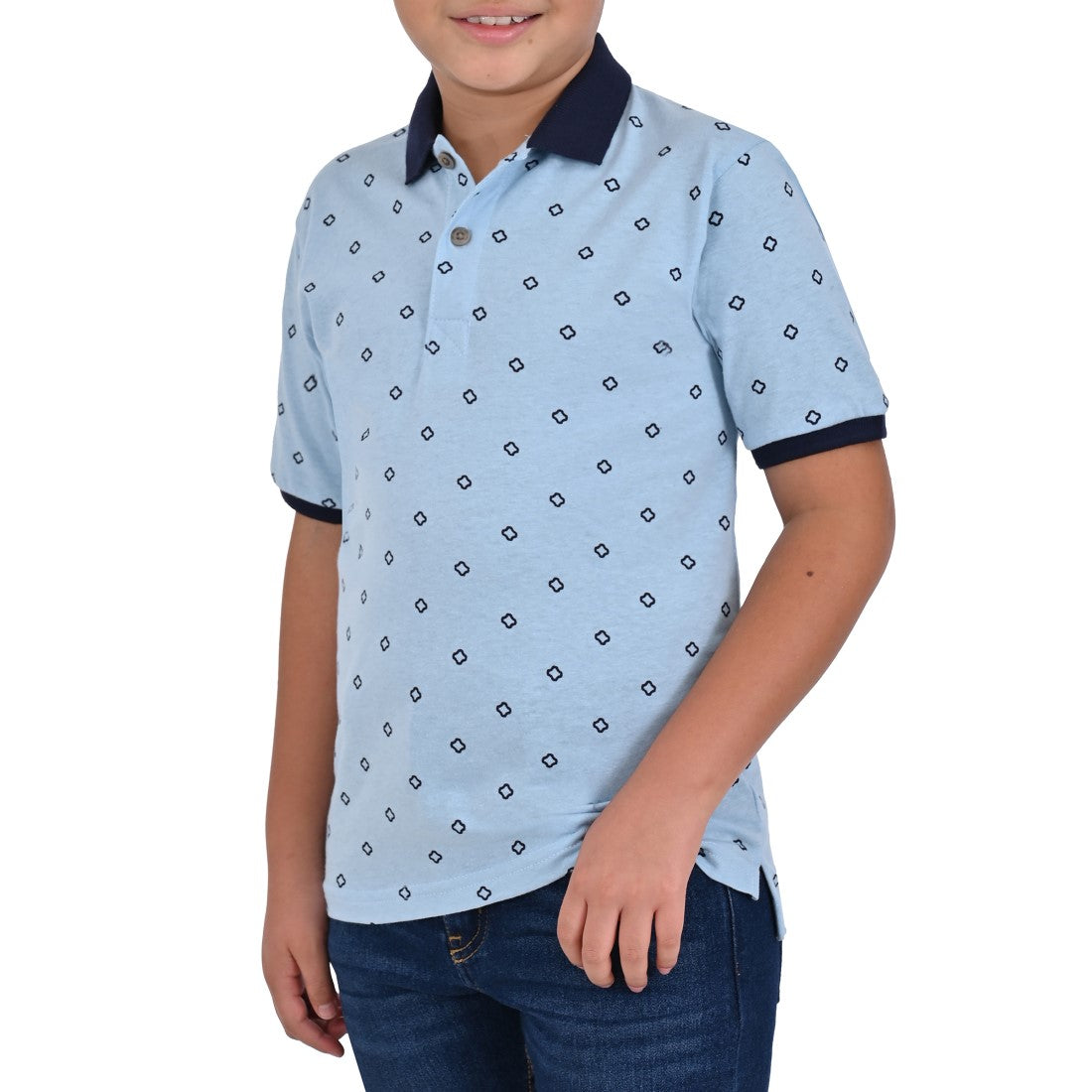 Playera Cuello Polo Yale Boys Manga Corta 1311