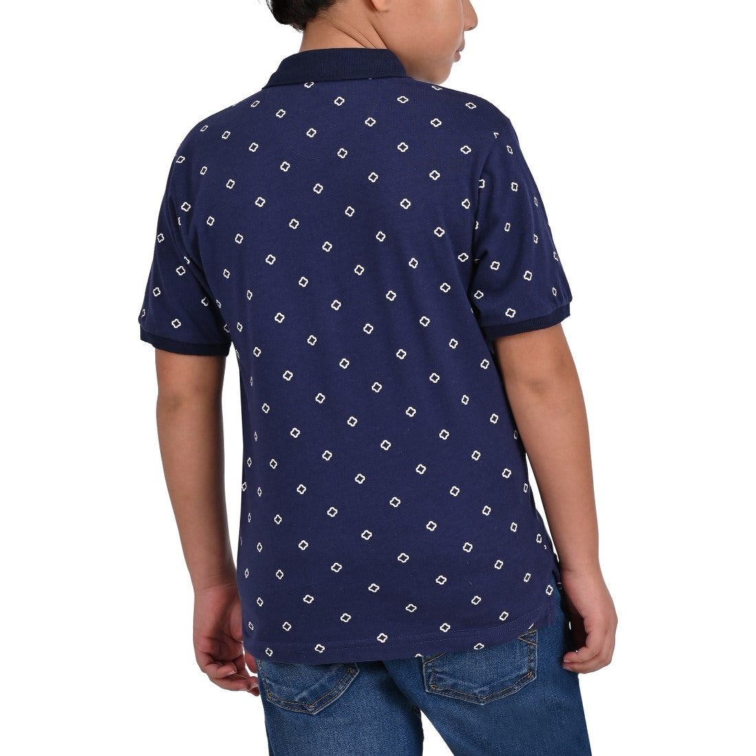 Playera Cuello Polo Yale Boys Manga Corta 1311