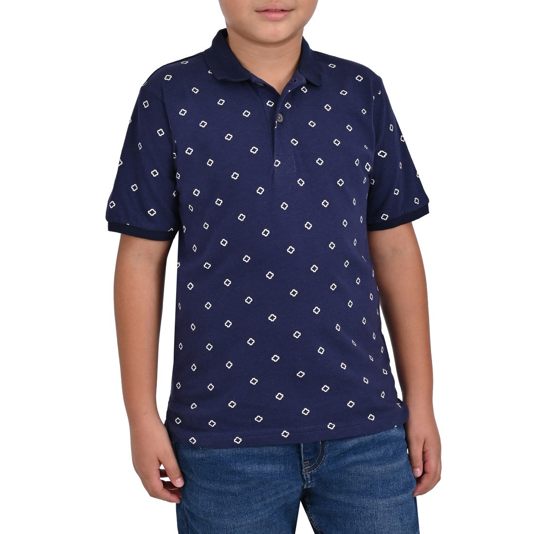 Playera Cuello Polo Yale Boys Manga Corta 1311