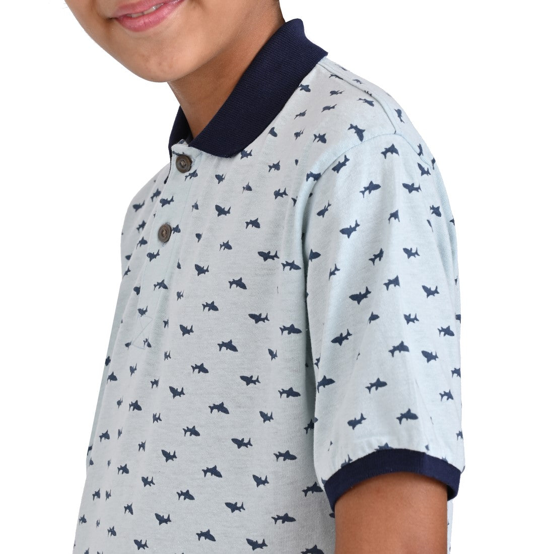 Playera Cuello Polo Yale Boys Manga Corta A913