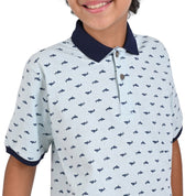 Playera Cuello Polo Yale Boys Manga Corta A913
