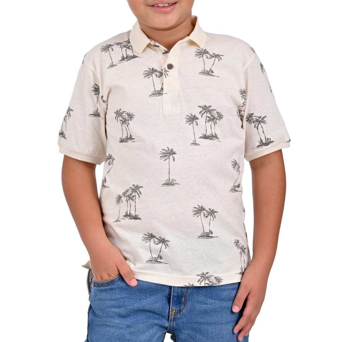 Playera Cuello Polo Yale Boys Manga Corta C943