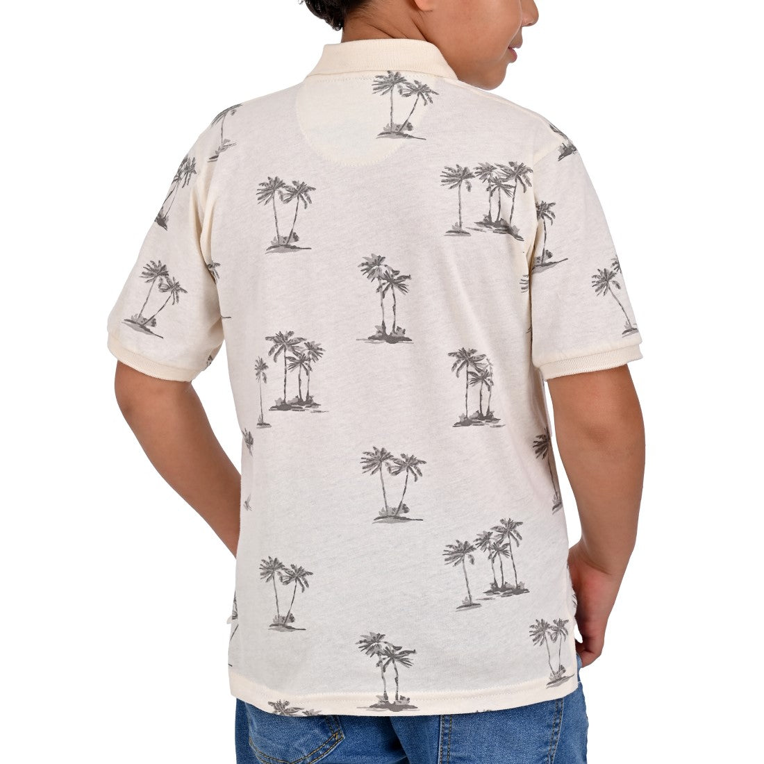 Playera Cuello Polo Yale Boys Manga Corta C943