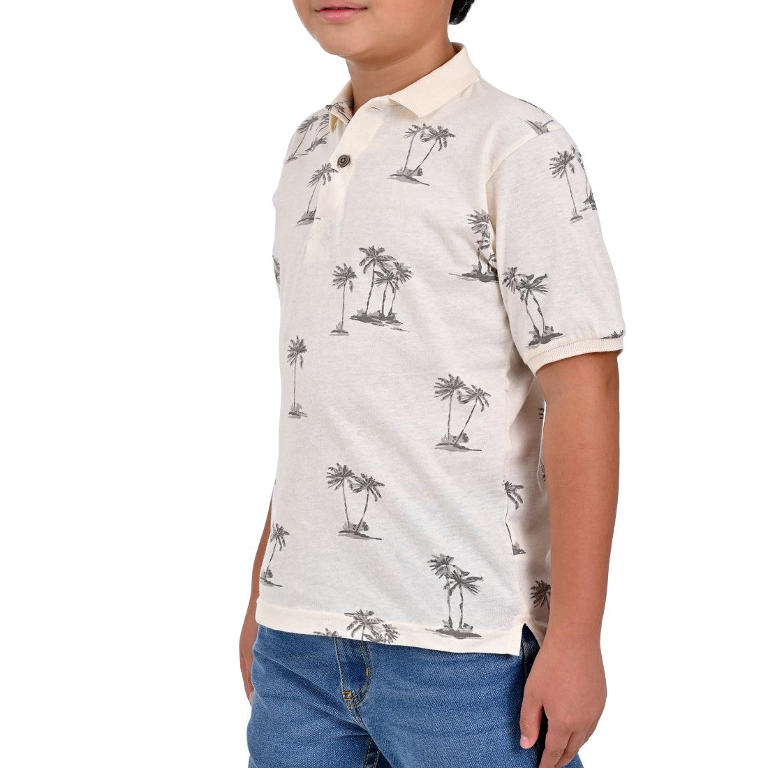 Playera Cuello Polo Yale Boys Manga Corta C943