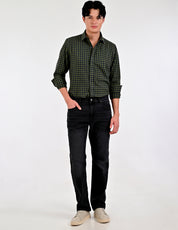 Pantalón de Caballero Mezclilla Supply Company Classic Fit 2944 Negro