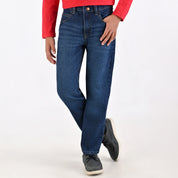 Pantalón de Mezclilla Yale Boys Slim Fit 2944 Azul Zafiro