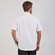 Camisa Yale Para Caballero Cenefa Manga Corta Classic Fit 4713 Beige