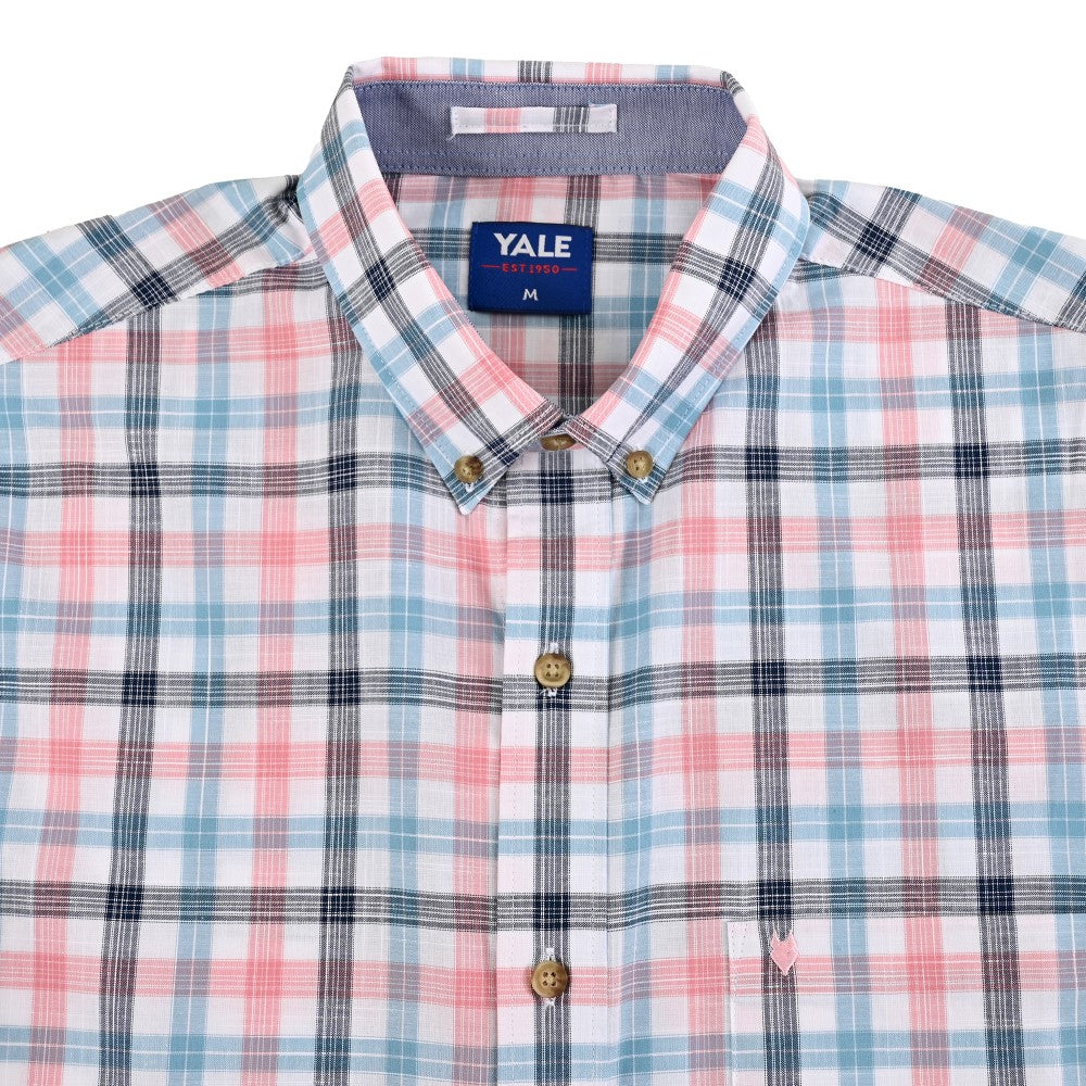 Camisa casual Yale Regular Fit Manga larga 7776 Azul
