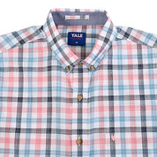 Camisa casual Yale Regular Fit Manga larga 7776 Azul