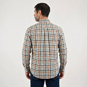 Camisa casual Yale Regular Fit Manga larga 7776 Cafe