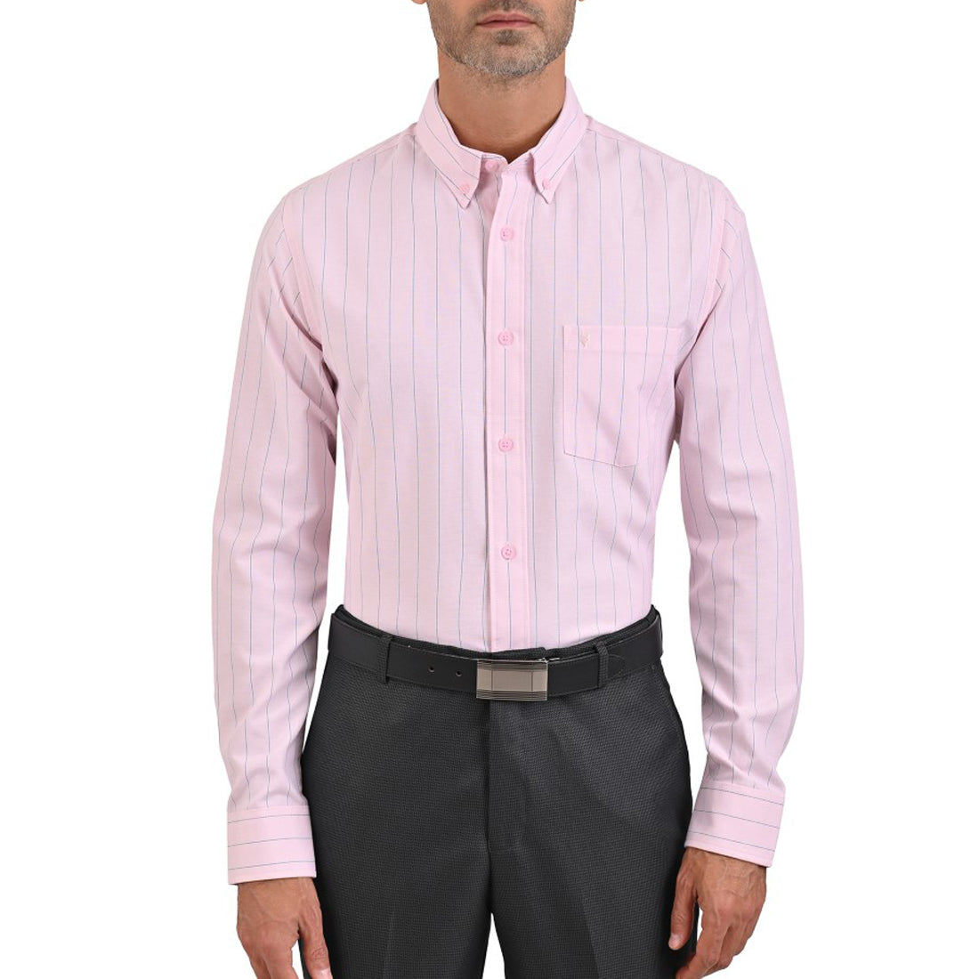 Camisa Yale Regular Fit Manga Larga 2585 Rosa