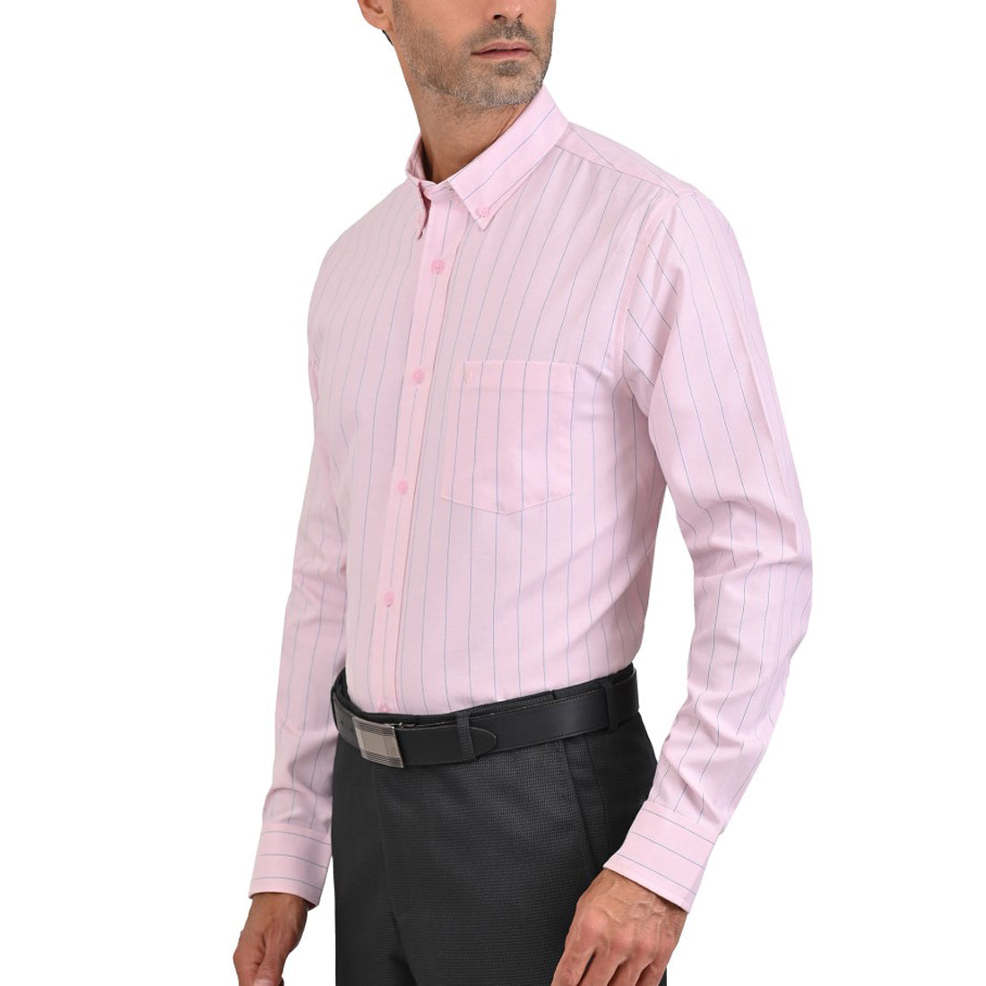 Camisa Yale Regular Fit Manga Larga 2585 Rosa