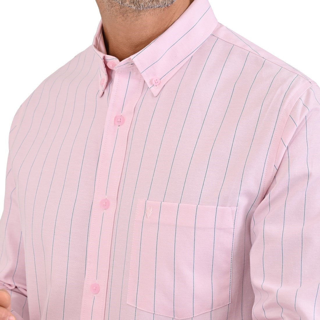 Camisa Yale Regular Fit Manga Larga 2585 Rosa