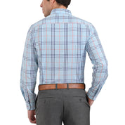 Camisa Yale Regular Fit Manga Larga 3862 Azul Agua