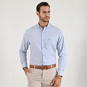 Camisa casual Yale Regular Fit Manga larga 7782 Menta
