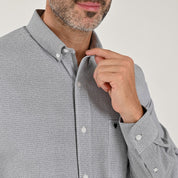 Camisa Yale Para Caballero Manga Larga Regular Fit 8078 Negro
