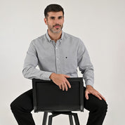 Camisa Yale Para Caballero Manga Larga Regular Fit 8078 Negro