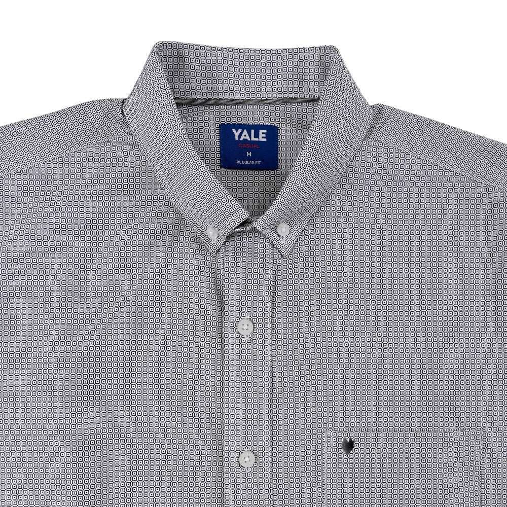 Camisa Yale Para Caballero Manga Larga Regular Fit 8078 Negro