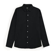Camisa Yale Para Caballero Manga Larga Regular Fit 7086 Negro
