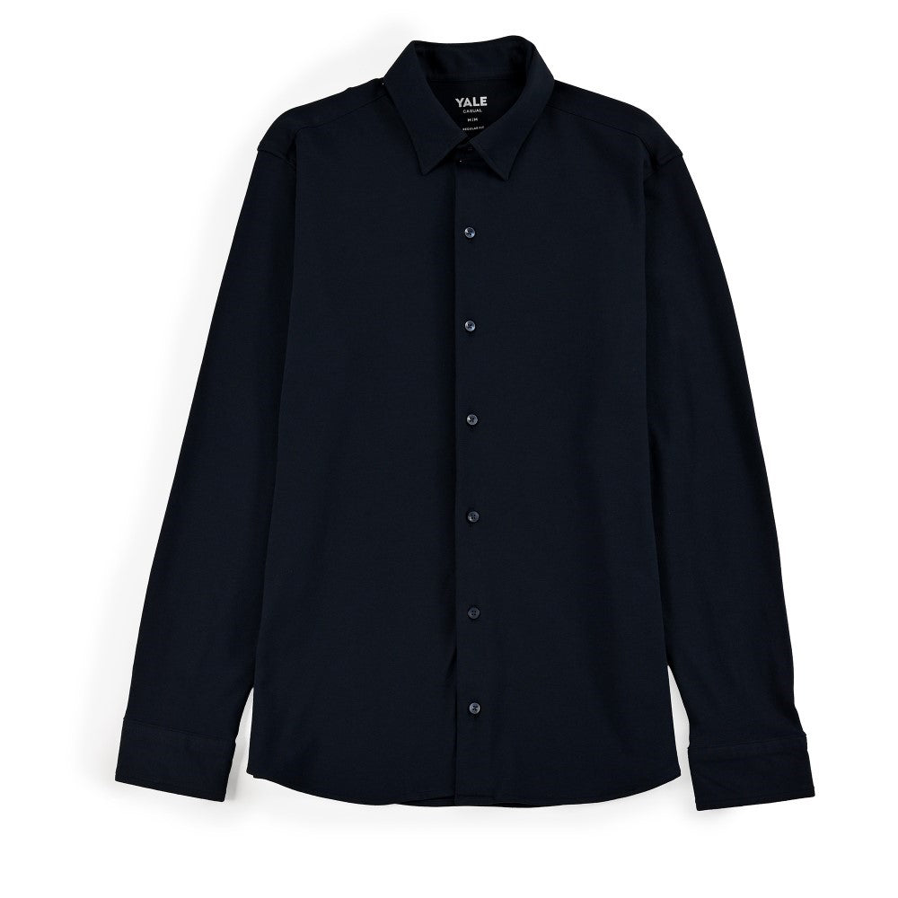 Camisa Yale Para Caballero Manga Larga Regular Fit 8272 Azul Marino