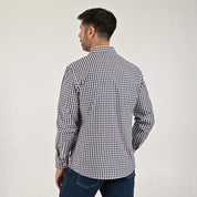 Camisa Yale Para Caballero Manga Larga Regular Fit 1737 Azul Marino