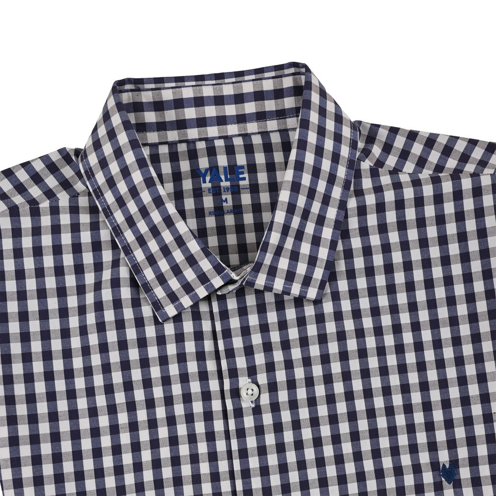 Camisa Yale Para Caballero Manga Larga Regular Fit 1737 Azul Marino