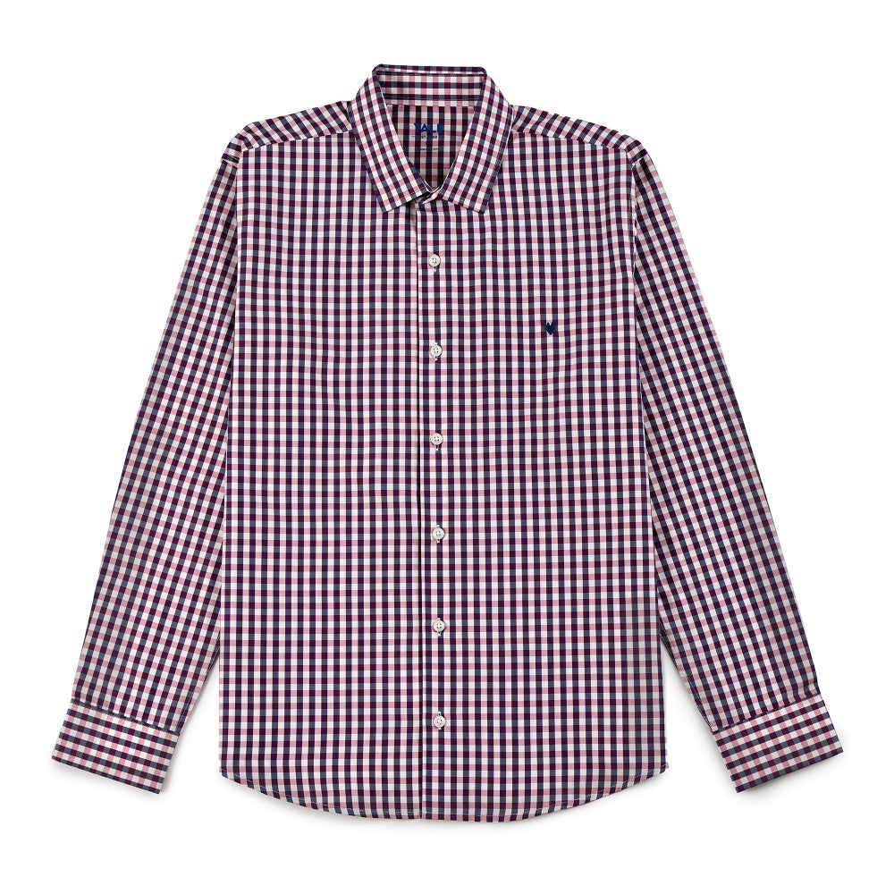 Camisa Yale Para Caballero Manga Larga Regular Fit 1737 Rojo
