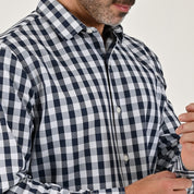 Camisa Yale Para Caballero Manga Larga Regular Fit 2159 Azul