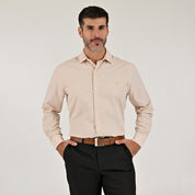 Camisa Yale Para Caballero Manga Larga Regular Fit 2220 Kaki