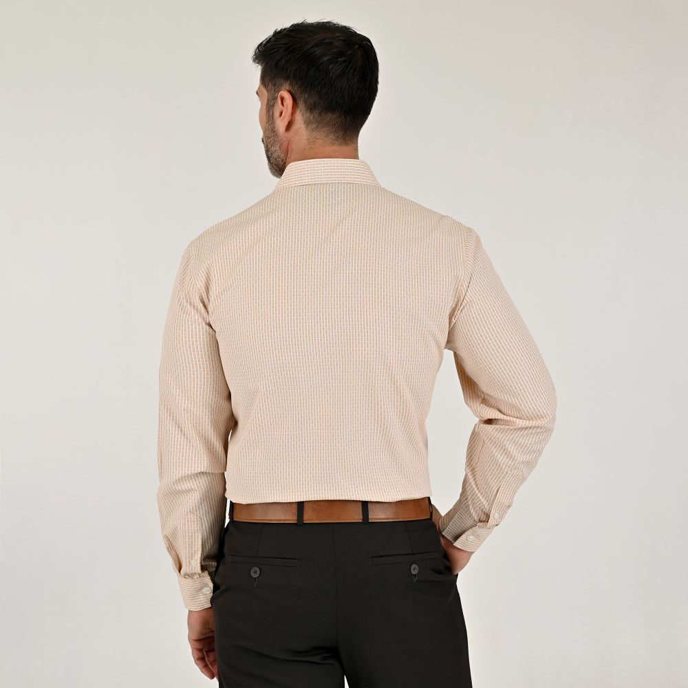 Camisa Yale Para Caballero Manga Larga Regular Fit 2220 Kaki