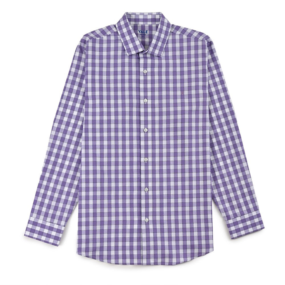 Camisa Yale Para Caballero Manga Larga Regular Fit 2270 Lila