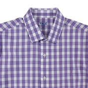 Camisa Yale Para Caballero Manga Larga Regular Fit 2270 Lila