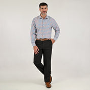 Camisa Yale Para Caballero Manga Larga Regular Fit 2601 Naranja