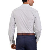 Camisa Yale Slim Fit Manga Larga 3744 Blanca